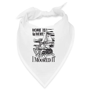 Segler Segelboot Zubehör Segelschiff - Bandana - Weiß - Vorne