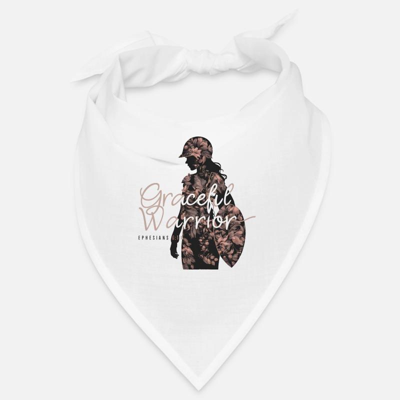 Conception de fond de fleur de guerrier gracieux Bandana