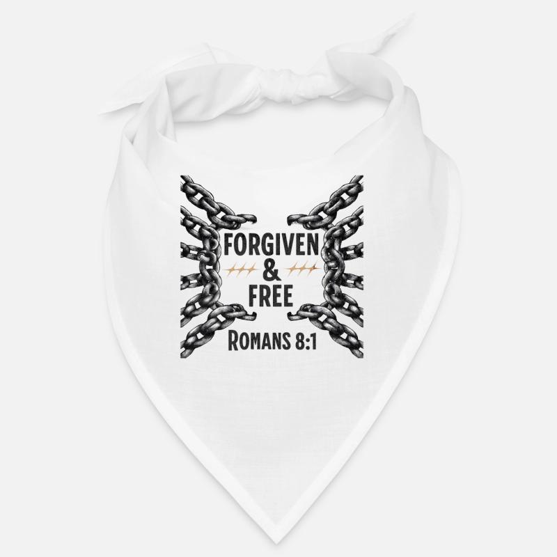 Pardonné et libéré Romains 8 :1 Chaînes brisées Bandana