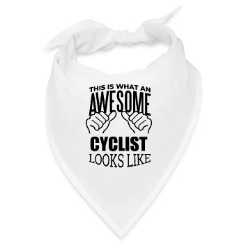 Radfahrer Radfahrer Radfahrer - Bandana - Weiß - Vorne