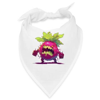 Halloween Rote Bete Tote Beete Tote Bete - Bandana - Weiß - Vorne