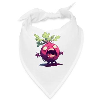 Halloween Rote Bete Tote Beete Tote Bete - Bandana - Weiß - Vorne