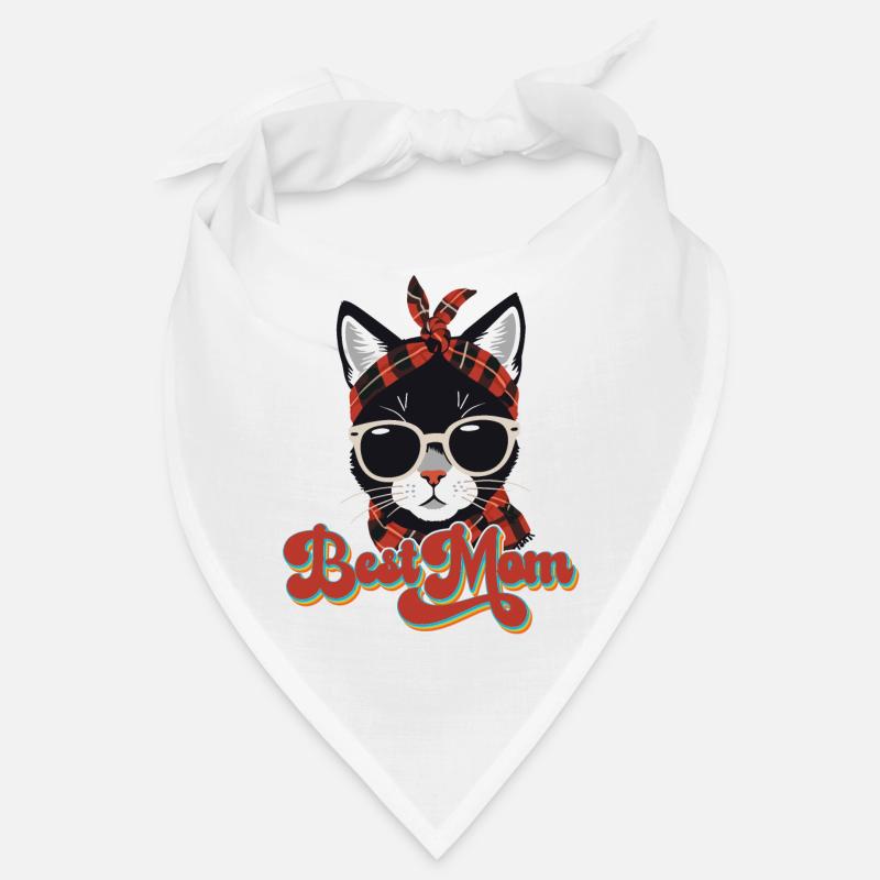 Meilleure Maman Chat Mignon Maman Élégant Bandana