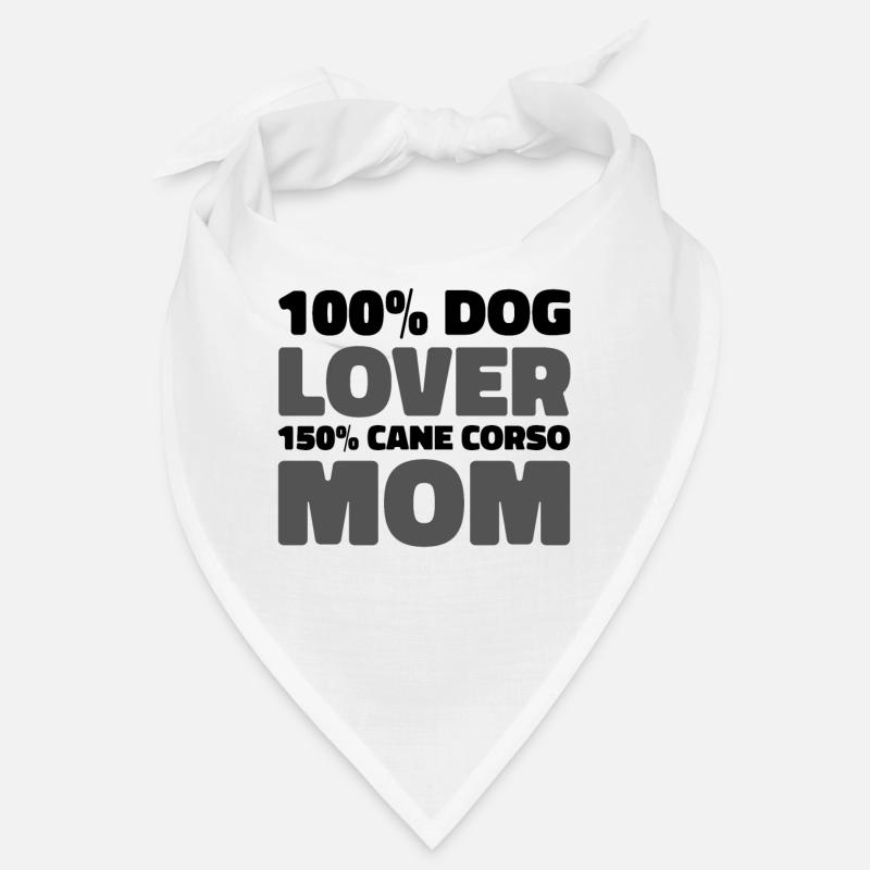 Cane Corso - Bandana - Weiß