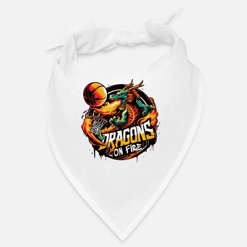 Basket-ball Dragons on Fire Bandana