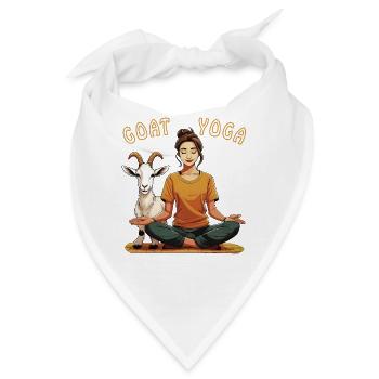 YOGA GOAT YOGA - Bandana - Weiß - Vorne