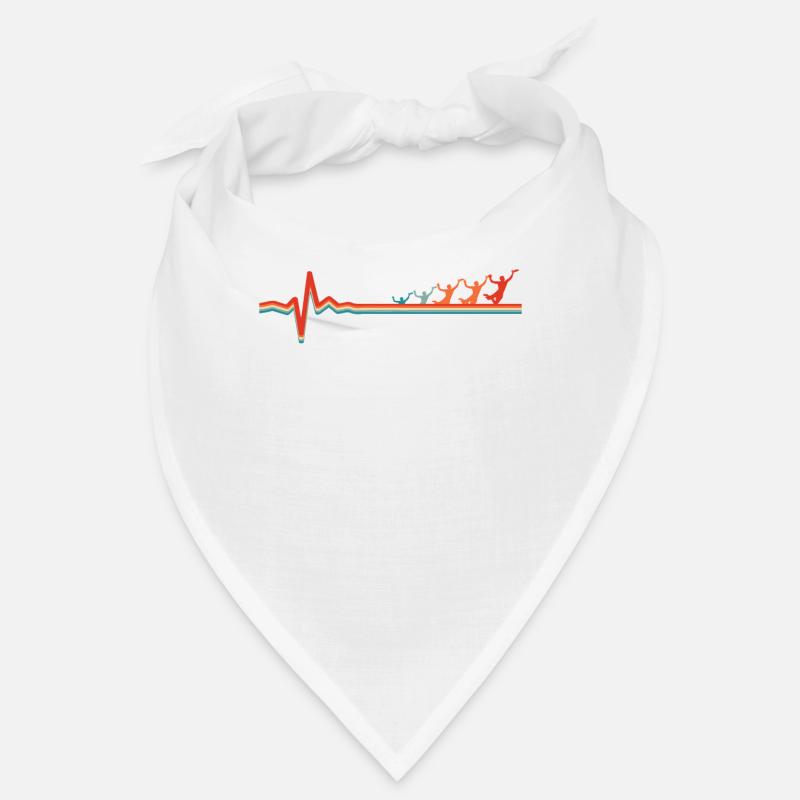Frisbee ECG Heartbeat Bandana
