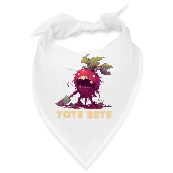 Halloween Rote Bete Tote Beete Tote Bete - Bandana - Weiß - Vorne