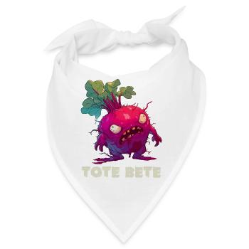 Halloween Rote Bete Tote Beete Tote Bete - Bandana - Weiß - Vorne