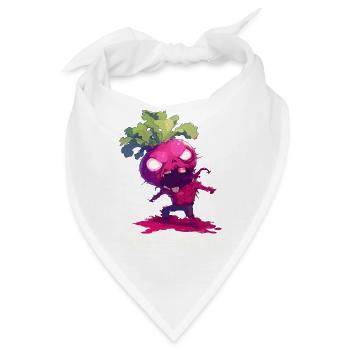 Halloween Rote Bete Tote Beete Tote Bete - Bandana - Weiß - Vorne