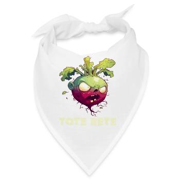 Halloween Rote Bete Tote Beete Tote Bete - Bandana - Weiß - Vorne
