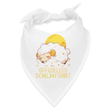 Offizielles Schafshirt Offizielles Schlafshirt - Bandana - Weiß - Vorne
