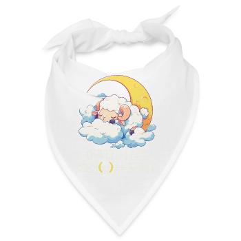Offizielles Schafshirt Offizielles Schlafshirt - Bandana - Weiß - Vorne