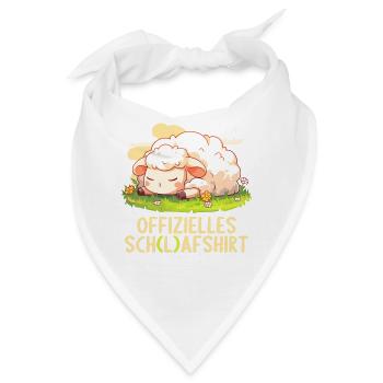 Offizielles Schafshirt Offizielles Schlafshirt - Bandana - Weiß - Vorne
