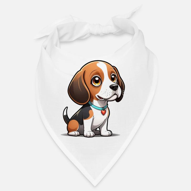 Beagle Heart Pup Bandana