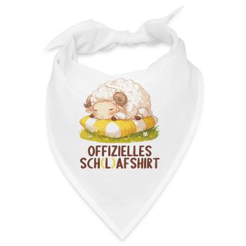 Offizielles Schafshirt Offizielles Schlafshirt - Bandana - Weiß - Vorne