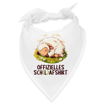 Offizielles Schafshirt Offizielles Schlafshirt - Bandana - Weiß - Vorne