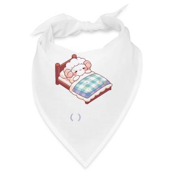 Offizielles Schafshirt Offizielles Schlafshirt - Bandana - Weiß - Vorne