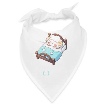 Offizielles Schafshirt Offizielles Schlafshirt - Bandana - Weiß - Vorne