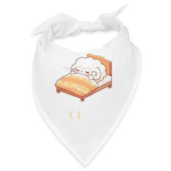 Offizielles Schafshirt Offizielles Schlafshirt - Bandana - Weiß - Vorne