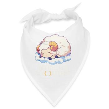 Offizielles Schafshirt Offizielles Schlafshirt - Bandana - Weiß - Vorne