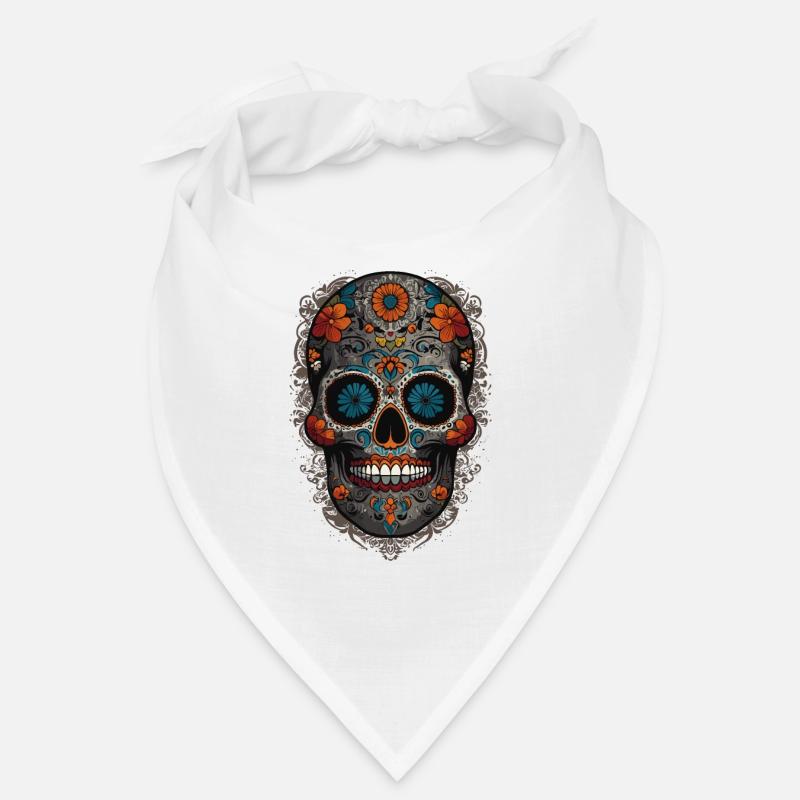 Dia De Muertos Mexico Sugar Skull Skull Design Bandana