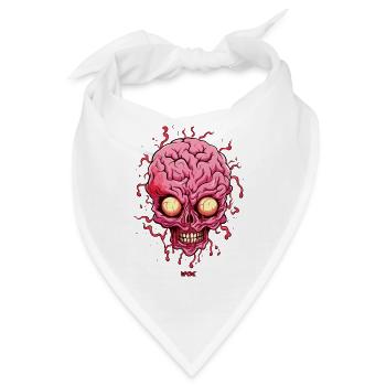 Ärger und ein großes Gehirn - Bandana - Weiß - Vorne