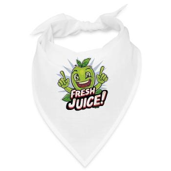 Sonniges Obst und frischer Saft - Bandana - Weiß - Vorne