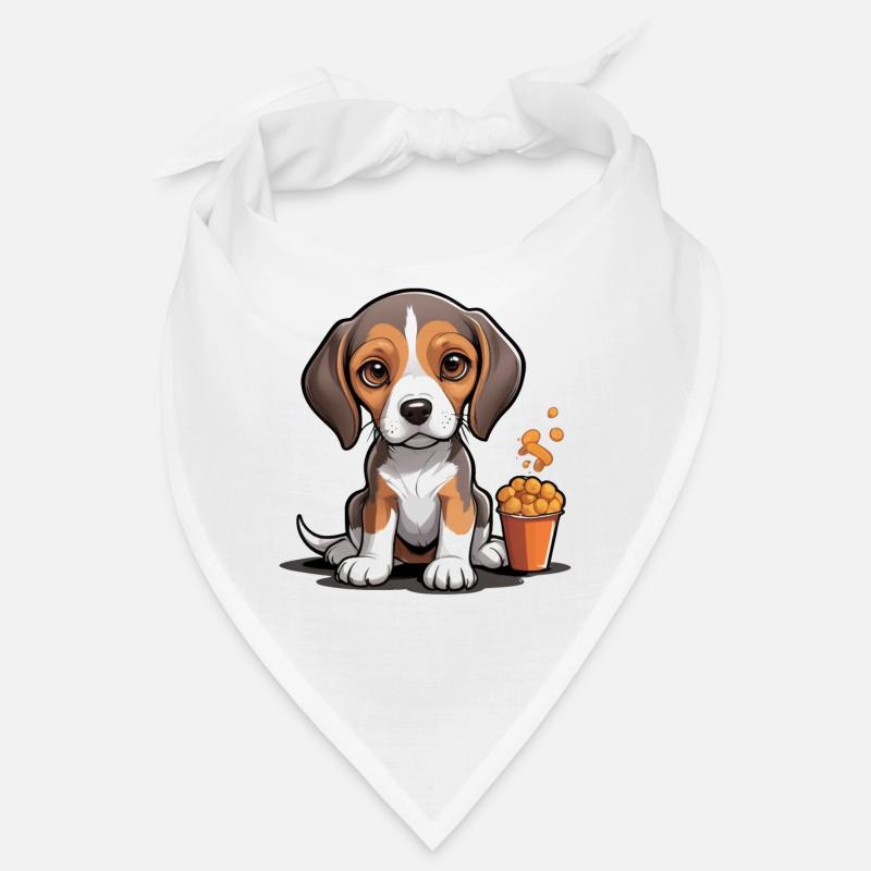 Beagle Snack Time Bandana