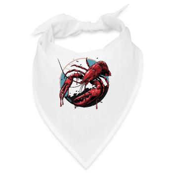 Zurückkehren und wieder zum Hummer zurückkehren - Bandana - Weiß - Vorne