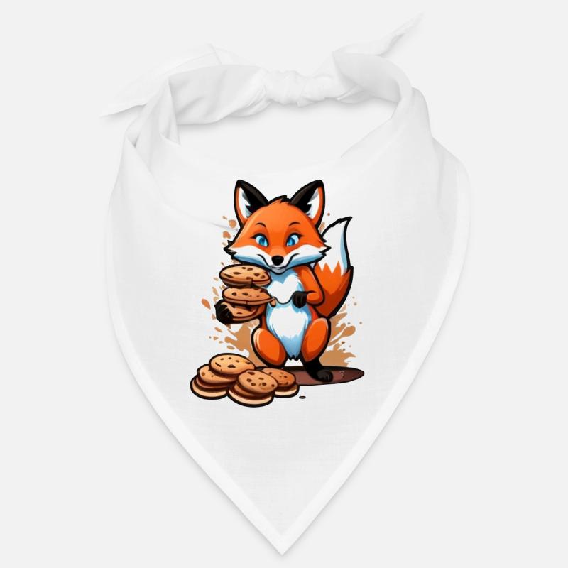 Cookies and Foxes | Fox and chocolate Bandana