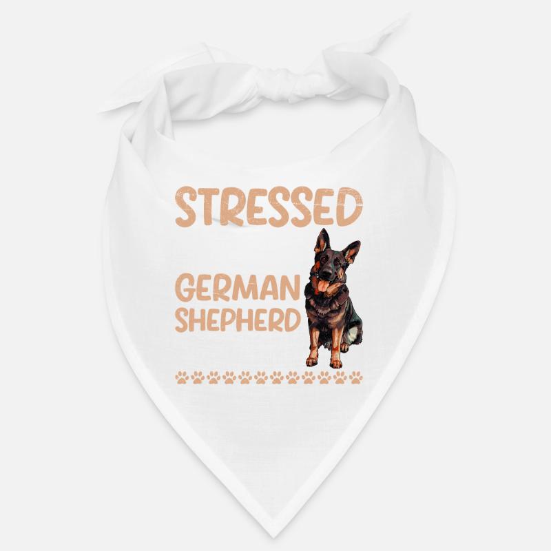 Deutscher Schäferhund STRESSED OBSESSED Bandana