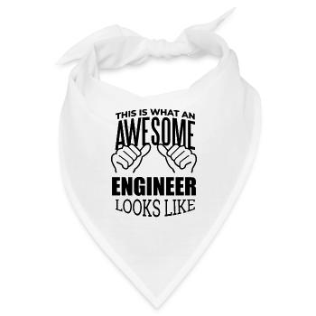 Ingenieur Ingenieur Ingenieur - Bandana - Weiß - Vorne