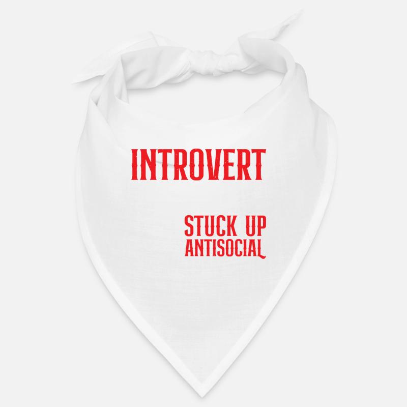 Je suis introverti, pas timide, pas antisocial 2 Bandana