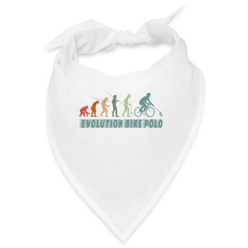 Fahrrad Rad-Polo Radfahrer Zyklus Evolution Bike - Bandana - Weiß - Vorne