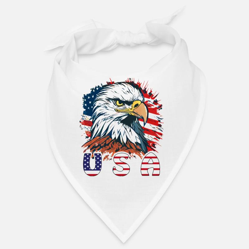 PYGARGUE À QUEUE BLANCHE USA Bandana