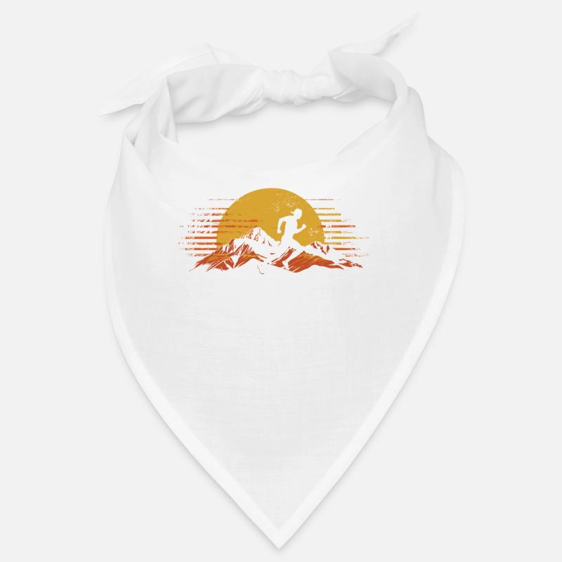 Conception de course pour les coureurs au marathon Bandana