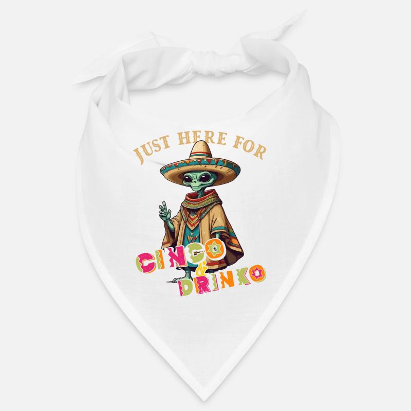 Fiesta Alien Spruch Lustiger Cinco De Mayo Feier Bandana