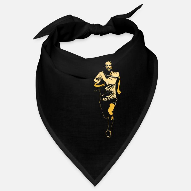 Conception de course pour les coureurs au marathon Bandana