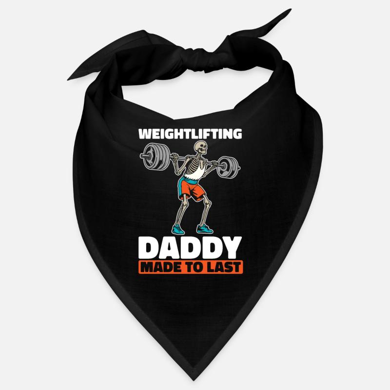 Weightlifting Weightlifting Skeleton Bandana