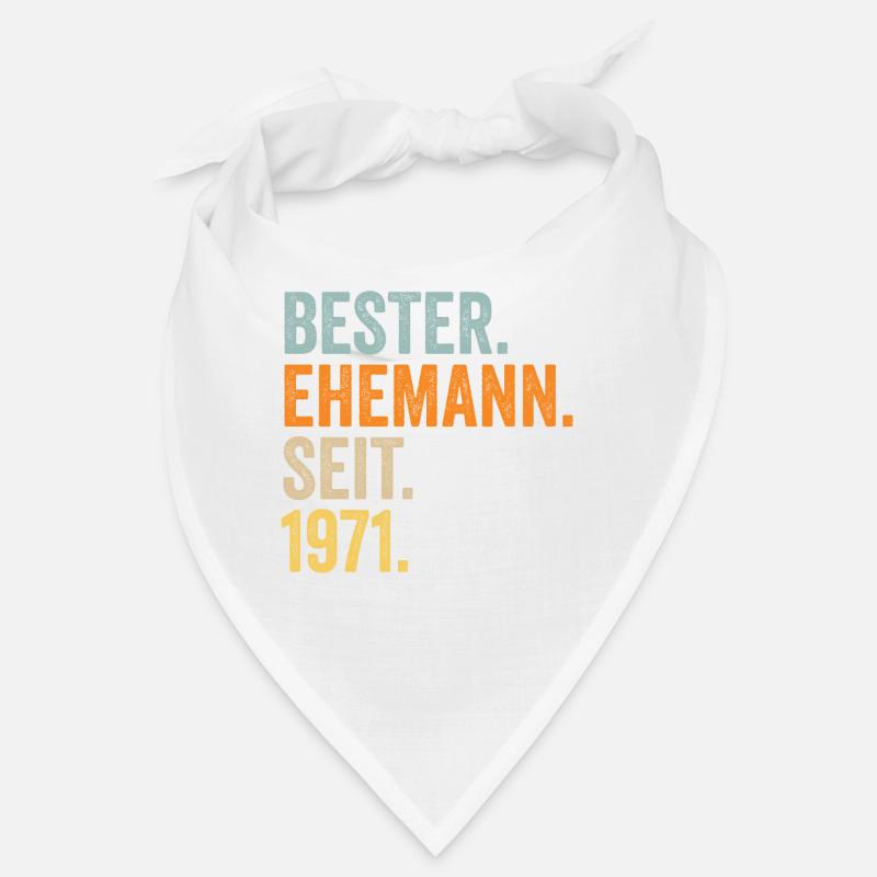 Valentinstag Bester Ehemann Seit 1971 Bandana