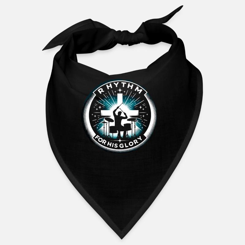 Drum Player Jesus Drum set Pick Jesus Drums Player Bandana