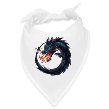 FEUER IM DRACHEN - Bandana - Weiß - Vorne