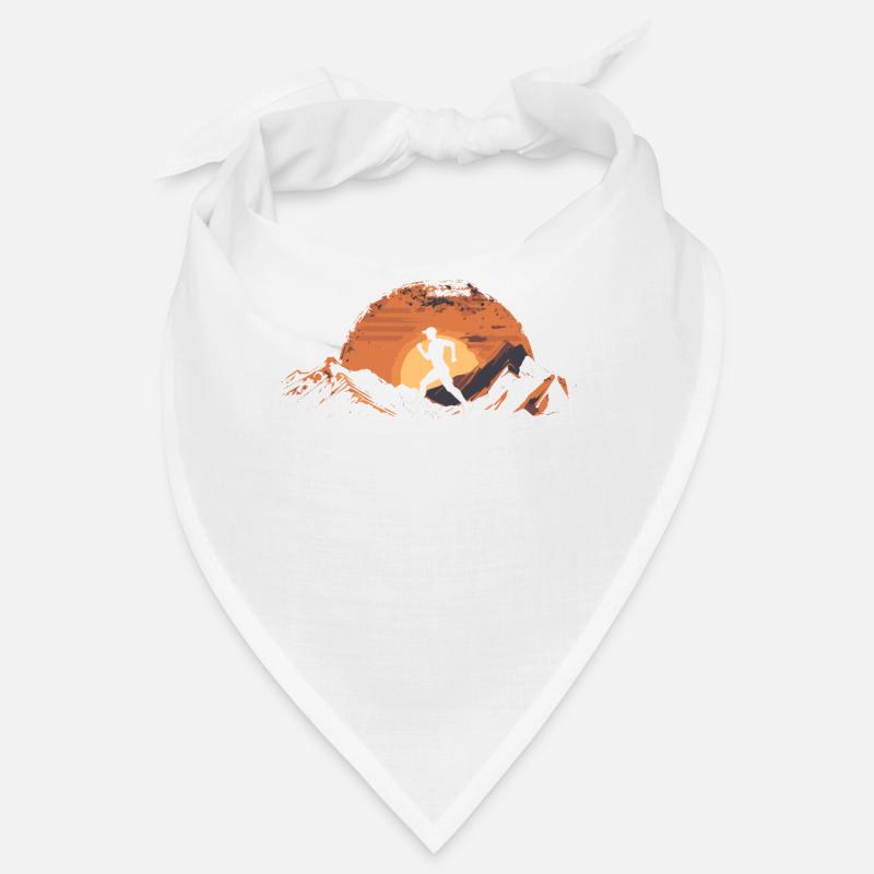 Conception de course pour les coureurs au marathon Bandana