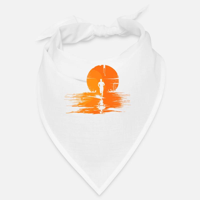 Running design for runners at the marathon Bandana