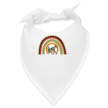 Trabrennpferd Trabrennsport Pferdesport Pferde - Bandana - Weiß - Vorne