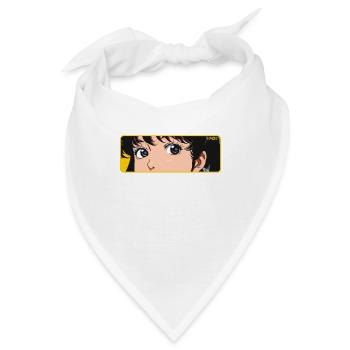 Traumhaftes Anime-Mädchen - Bandana - Weiß - Vorne