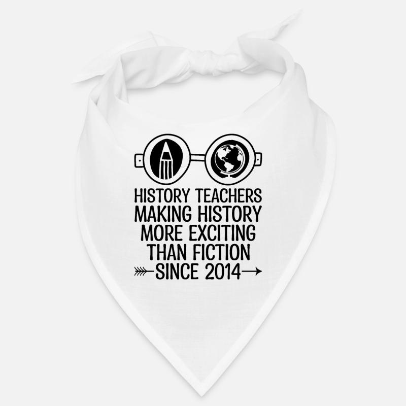 History Teacher Since 2014 Funny Historical Teache Bandana