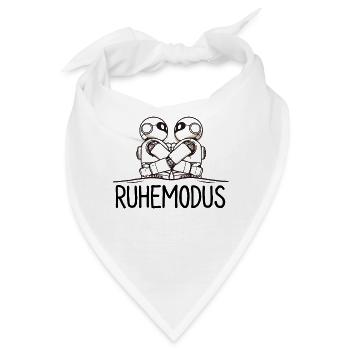 Ruhemodus Träumende Roboter Schlafanzüge - Bandana - Weiß - Vorne