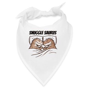 Lustiger Schlafender - Bandana - Weiß - Vorne